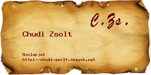 Chudi Zsolt névjegykártya